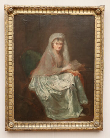 Anna Dorothea Therbusch Self Portrait in the Berlin Gemäldegalerie
