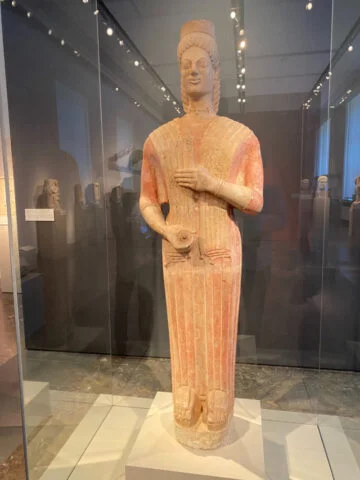 Berlin Goddess on display in the Altes Museum in Berlin