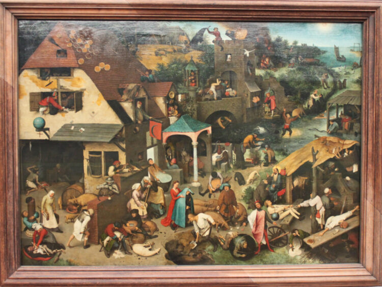 The Dutch Proverbs (1559) by Pieter Bruegel the Elder