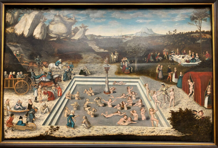 Der Jungbrunnen / Fountain of Youth (1546) highlights in the Gemäldegalerie in Berlin