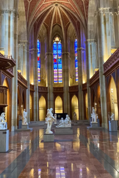 Sculptures and Stained Glass windows of the Friedrichswerdersche Kirche in Berlin