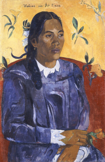 Paul Gauguin, Vahine no te Tiare. The Woman with the Flower, 1891