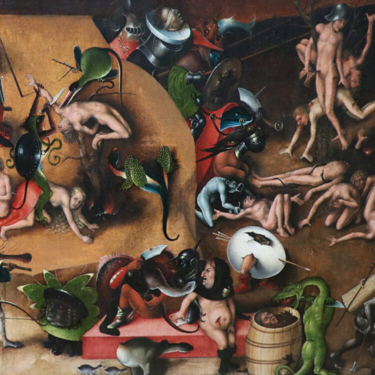 Hieronymus Bosch - Cranach Hell Details-