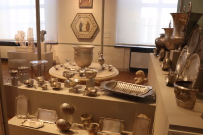 Hildesheimer Silver Treasure in the Altes Museum Berlin