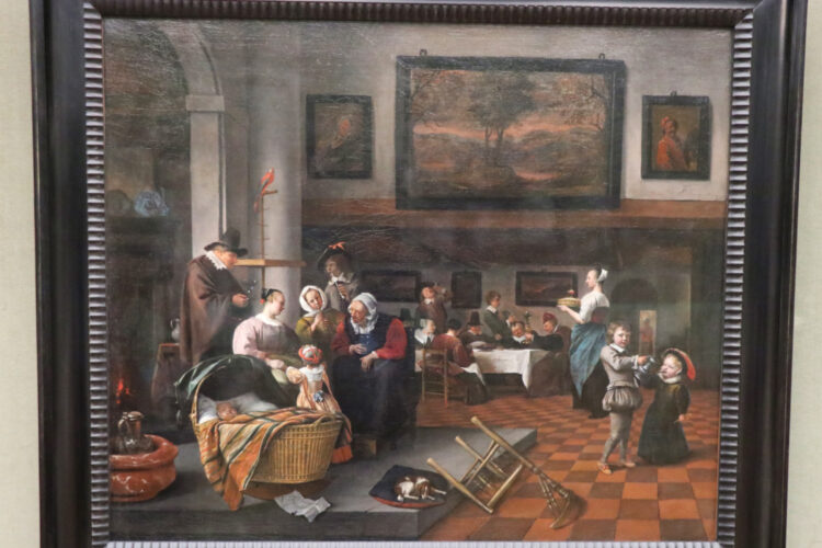 "So de Oude songen, so pypen de Jongen" In the Gemäldegalerie (Paintings Gallery) in Berlin