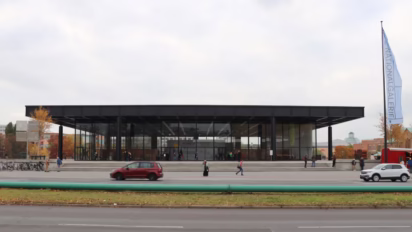 Neue Nationalgalerie in Berlin Exterior