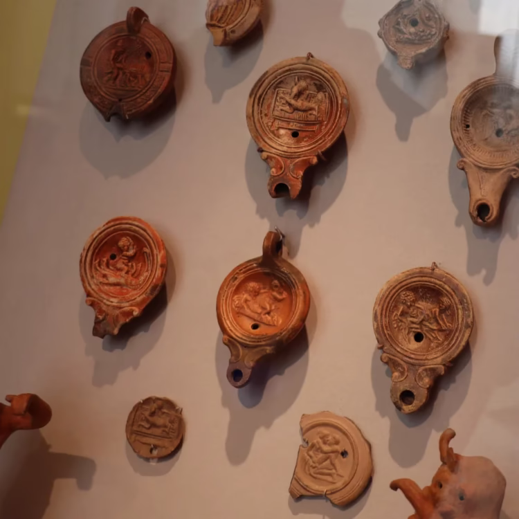 Roman Erotic Oil Lamps