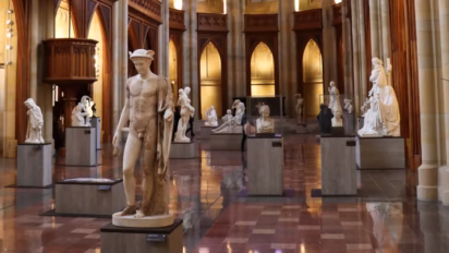 Sculptures in the Friedrichswerdersche Kirche in Berlin