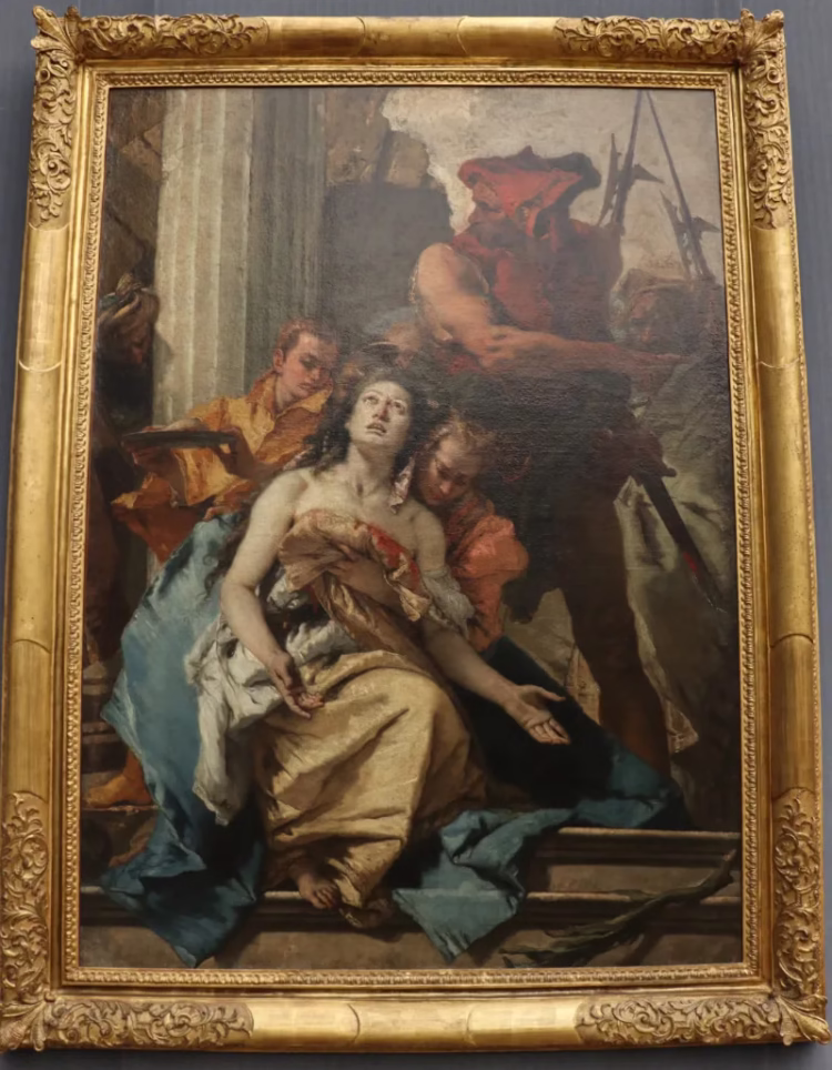 The Martyrdom of St Agatha (1755) by Giovanni Battista Tiepolo.