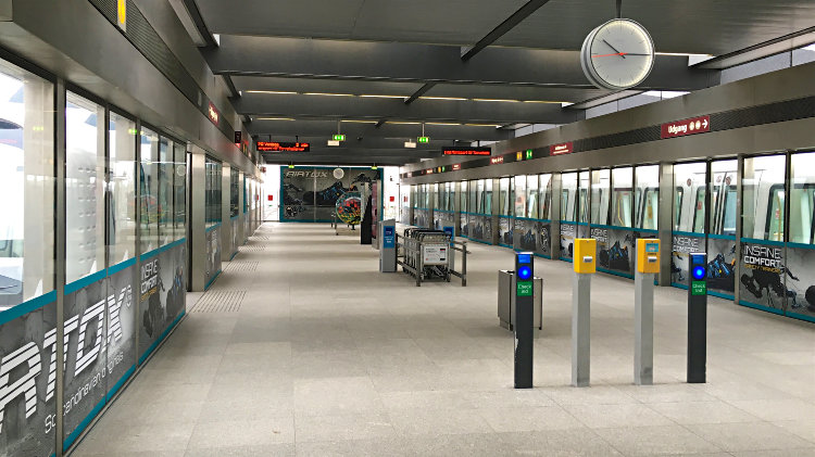 Copenhagen Airport Metro Station