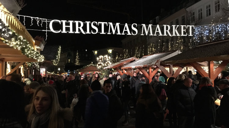 Julemarked on Højbro Plads