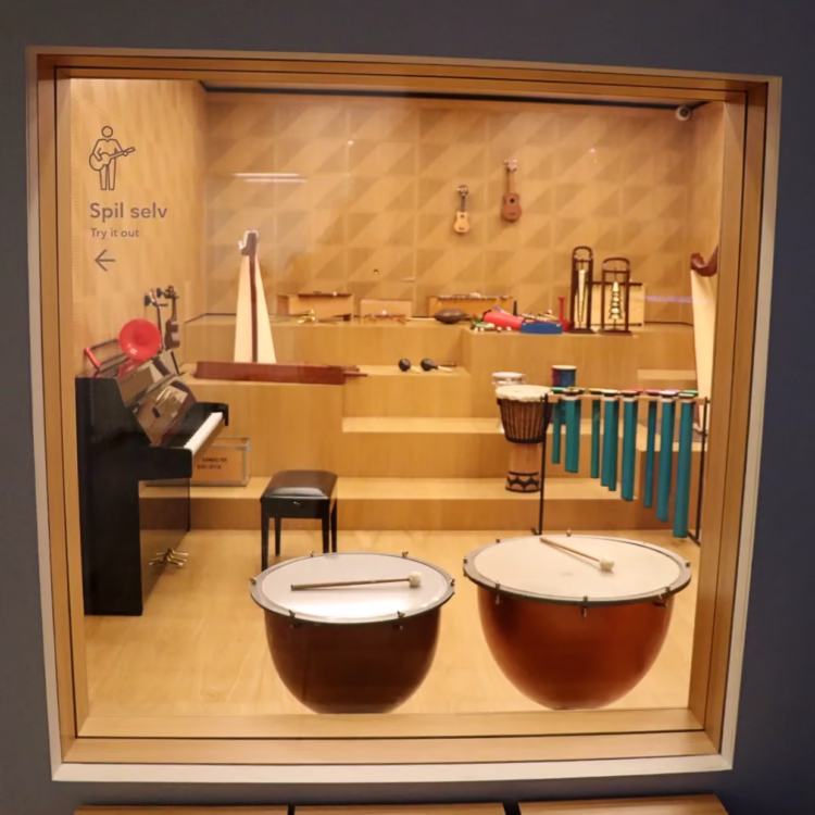 Play room in the Danish Music Museum in Copenhagen