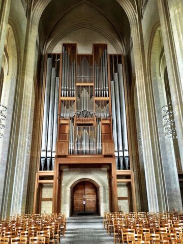 Western organ in the Grundtvigskirke in Copenhagen