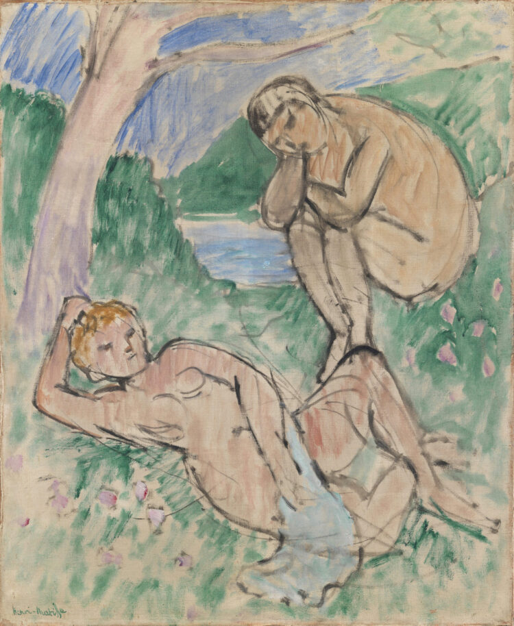 Henri Matisse, Nymph and Faun, c. 1911, Oil on canvas,