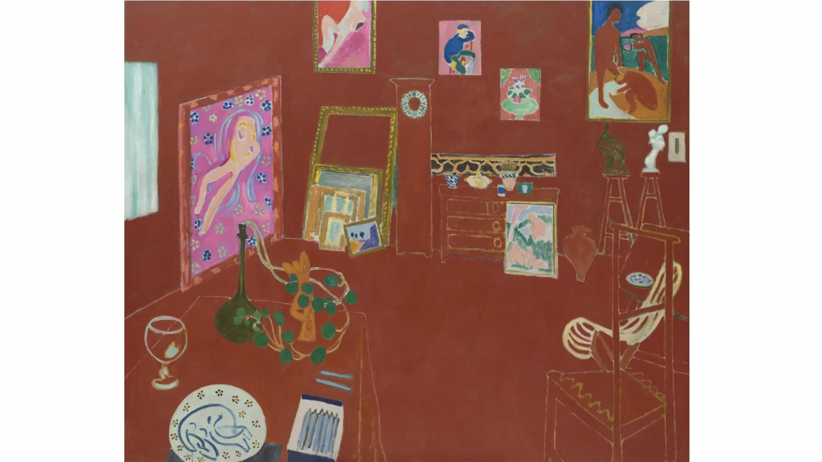 Henri Matisse. The Red Studio. C. 1911. Oil on canvas