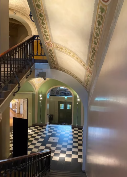 Staircase in the Museum of Copenhagen (Københavns Museum).