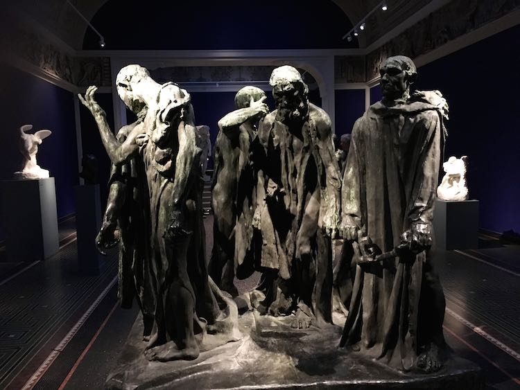Rodin’s Burghers of Calais in the Ny Carlsberg Glyptotek in Copenhagen.
