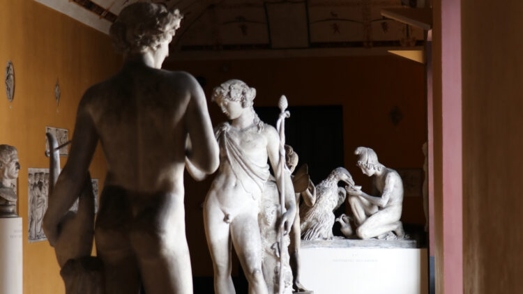 The plaster model of Ganymede and the Eagle of Jupiter is also in the Thorvaldsens Museum