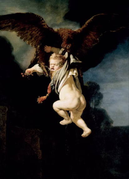 Rembrandt - The Abduction of Ganymede