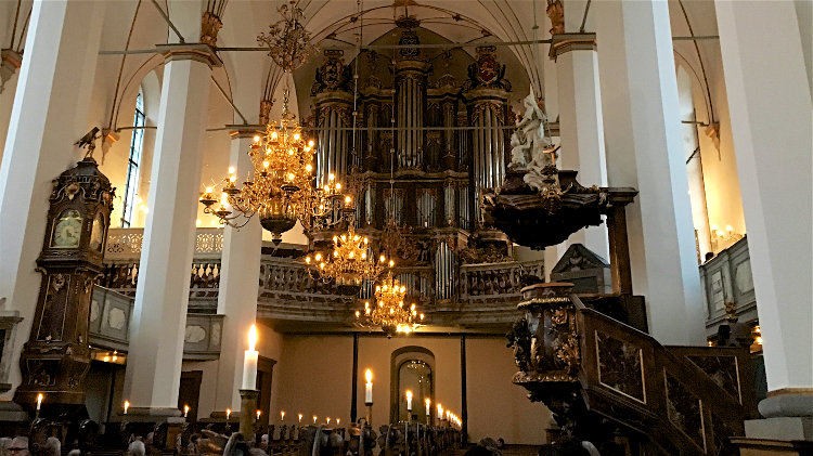 Trinitatis Kirke Organ in Copenhagen