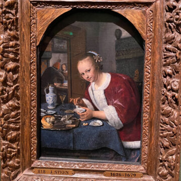 Girl Eating Oysters is Steen's smallest painting