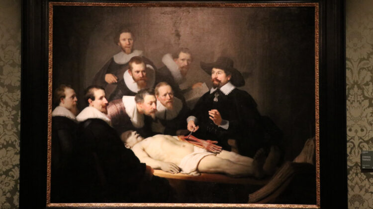 The Anatomy Lesson of Dr Nicolaes Tulp by Rembrandt van Rijn