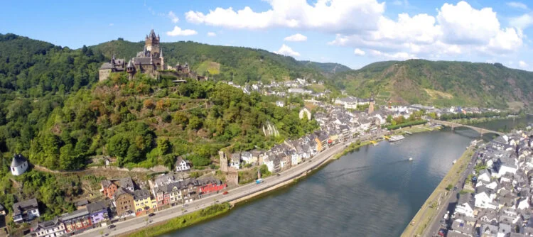 Moselle River cruises are popular from Cochem on the Mosel in Germany