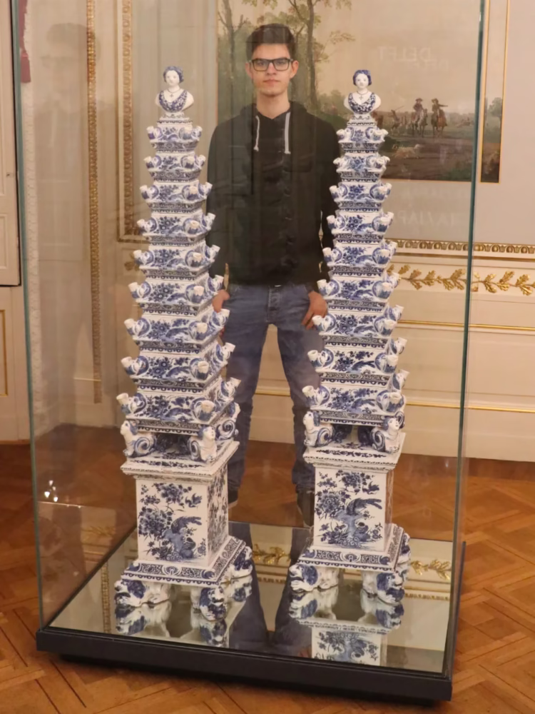Delftware Flower Pyramids