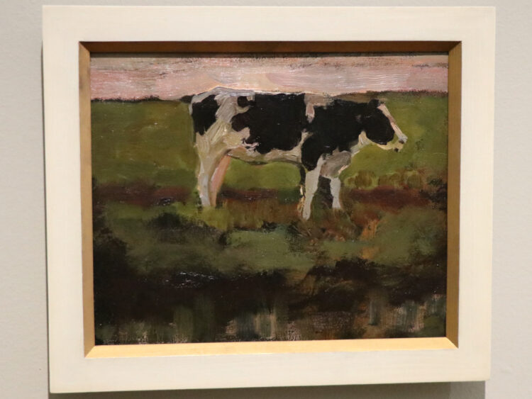 Mondrian: Black-and-White Heifer in the Meadow, 1904 by Piet Mondrian in the Kunstmuseum Den Haag