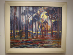 Bosch (Woods near Oele), 1908 by Piet Mondrian in the Kunstmuseum Den Haag