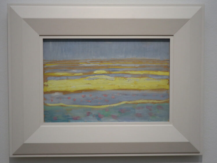 Seascape by Piet Mondrian in the Kunstmuseum Den Haag