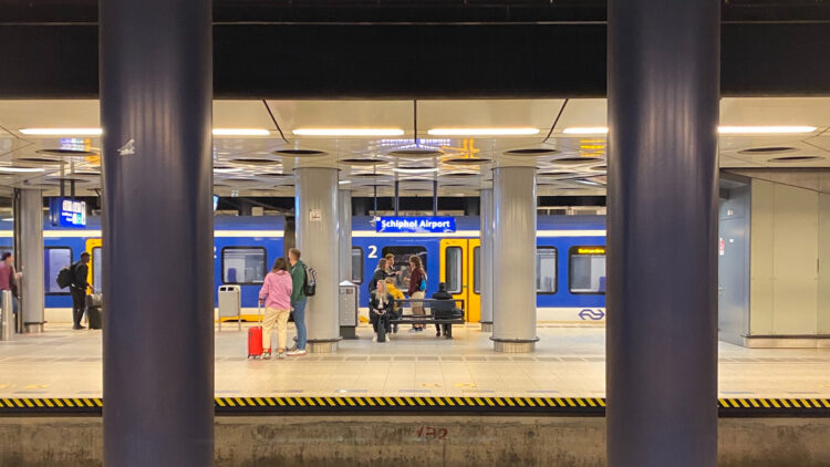 Schiphol Airport trains station
