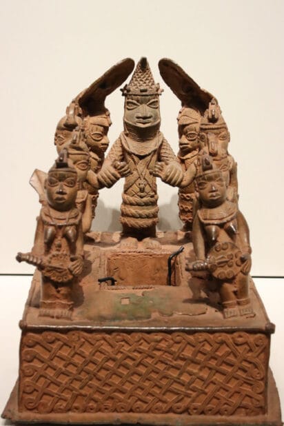 Benin Bronze Altar Group for a Queen Mother (18-19th century) in the Ethnological Museum in Berlin