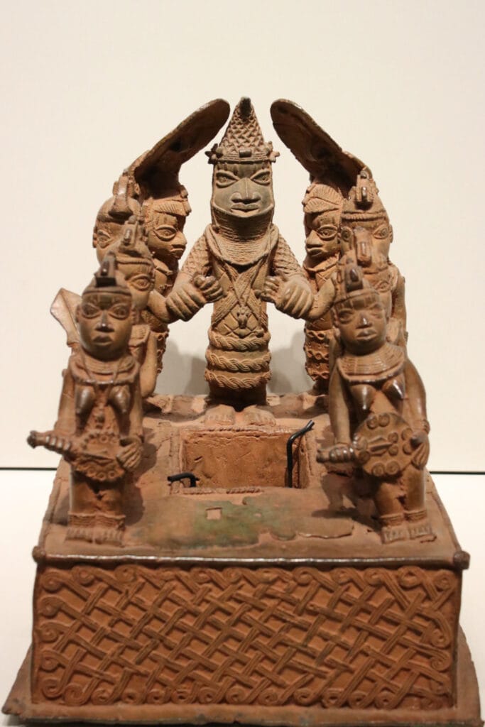 Benin Bronze Altar Group for a Queen Mother (18-19th century) in the Ethnological Museum in Berlin