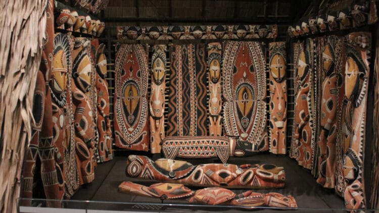 Ceremonial House from Abelam in Papua New Guinea in the Ethnological Museum in Berlin