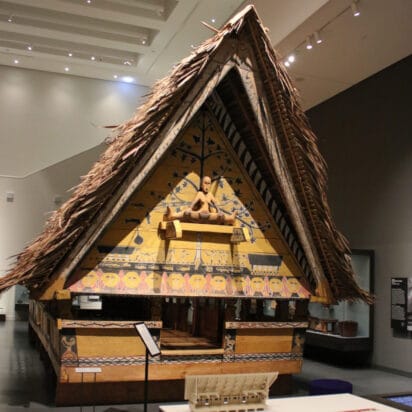 Mens Club House from Palau in the Ethnological Museum in Berlin