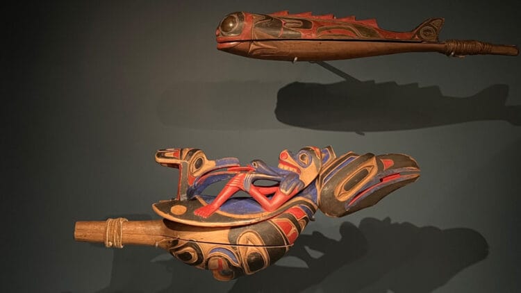 Rattle from British Columbia in the Ethnological Museum in Berlin