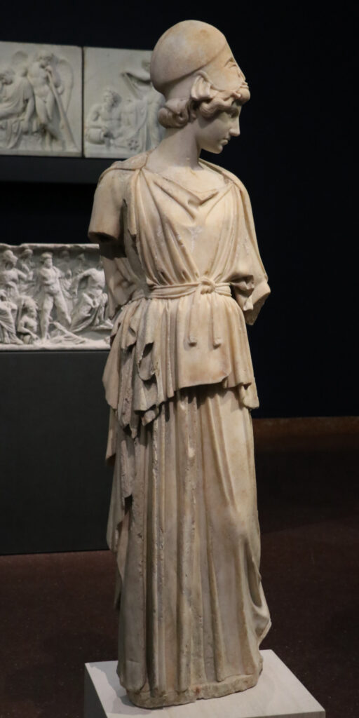 Myron's Athena in the sculpture collection of the Liebieghaus Museum in Frankfurt