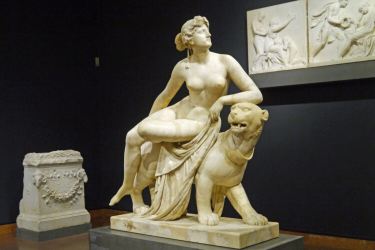 Johann Heinrich von Dannecker’s marble Ariadne on the Panther