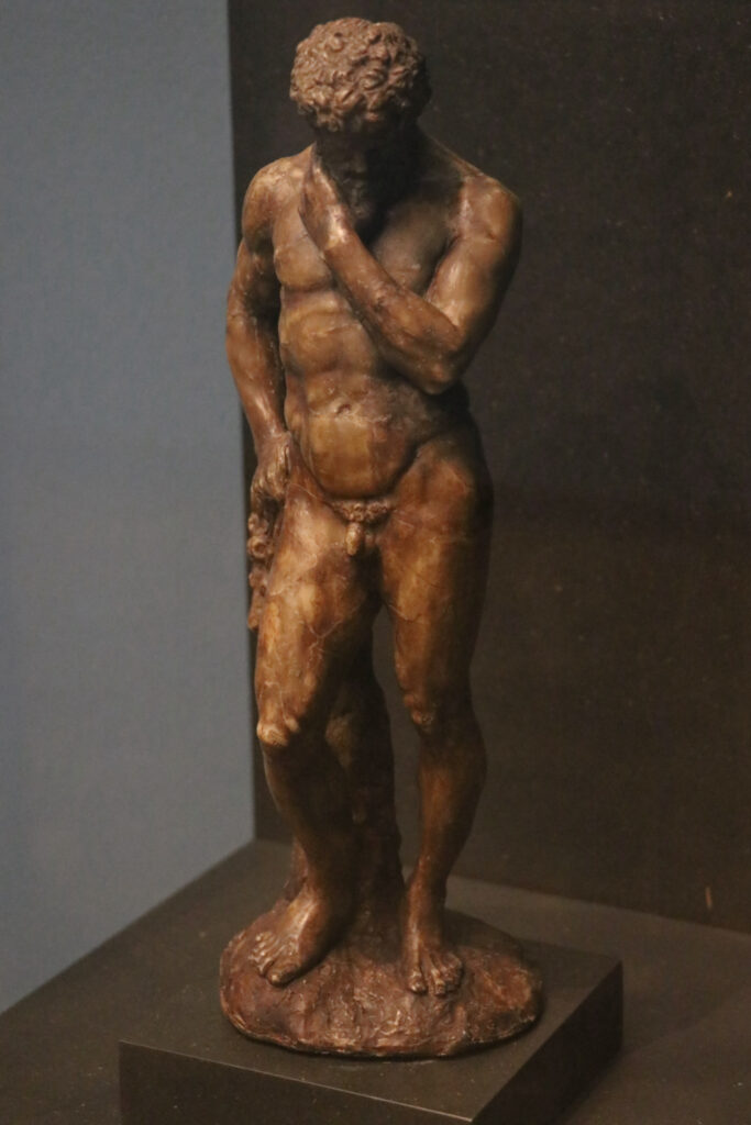 Wax Hercules in the sculpture collection of the Liebieghaus Museum in Frankfurt