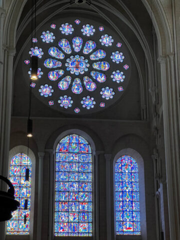 Western Windows in Chartres Cathedral