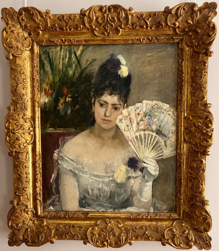 Berthe Morisot Au Bal painting in the Musée Marmottan Monet museum in Paris.