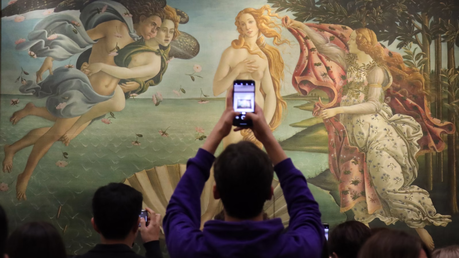 Botticelli Birth of Venus in the Uffizi in Florence