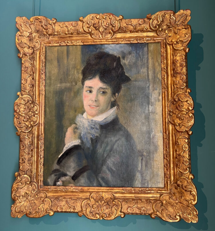 Renoir Painting of Madam Monet in the Musée Marmottan Monet museum in Paris.
