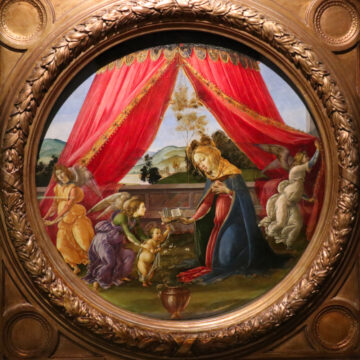 Botticelli: Madonna of the Pavilion in the Pinacoteca Ambrosiana in Milan