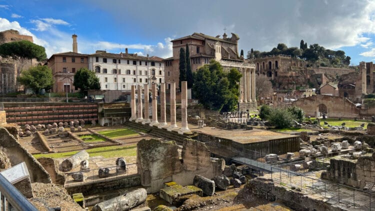 You may enjoy free views of the Roman Forum from the Via dei Fori Imperiali and many other sites such as the Capitoline Museums