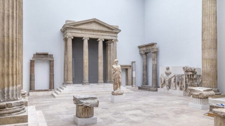 Hellenic Hall in the Pergamon Museum in Berlin