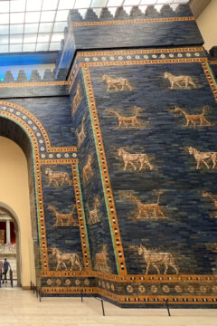 Ishtar Gate Detail in Pergamon Museum in Berlin