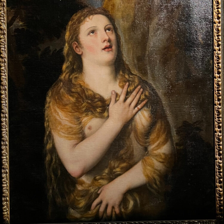 Titian / Tiziano Vecellio: Mary Magdalene in the Pinacoteca Ambrosiana in Milan