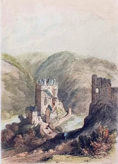 Burg Eltz Historical view